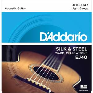 Corde per chitarra acustica D'ADDARIO ej40