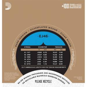 corde per chitarra classica D'ADDARIO ej46