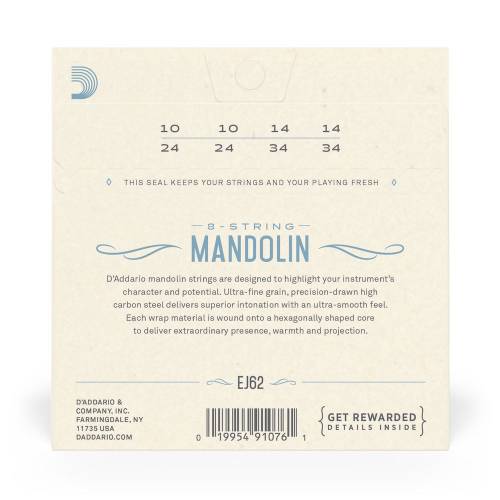 CORDE PER MANDOLINO D'ADDARIO EJ62