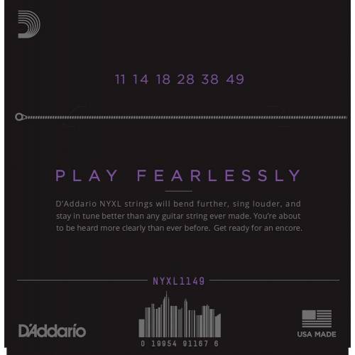 Corde per chitarra elettrica D'ADDARIO New York NYXL1149