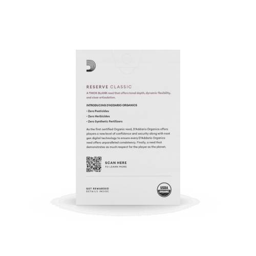 Ance per clarinetto Sib D'ADDARIO Organic Res.Cl ODCT10355 3,5+