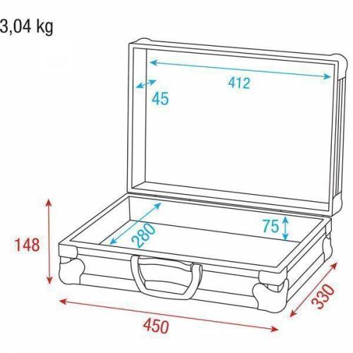 Custodia rigida Case Dap Audio UCA UFC1