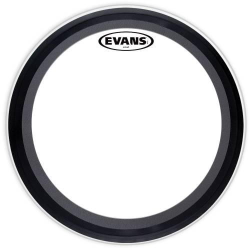 Pelle per batteria EVANS Emad 24" clear