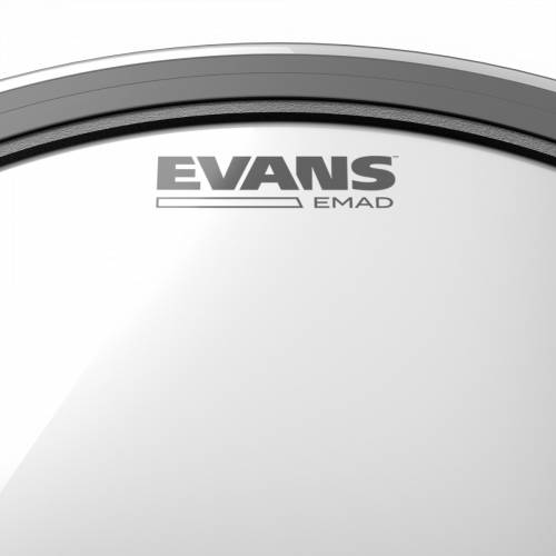 Pelle per batteria EVANS Emad 24" clear