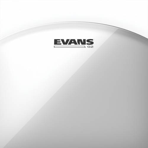 pelle per batteria EVANS G2 CLEAR 12"