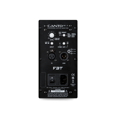 DIFFUSORE AMPLIFICATO FBT CANTO 8CA BLACK
