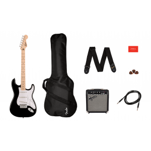 Pack Chitarra Elettrica FENDER Squier Sonic Stratoc.Pack BK