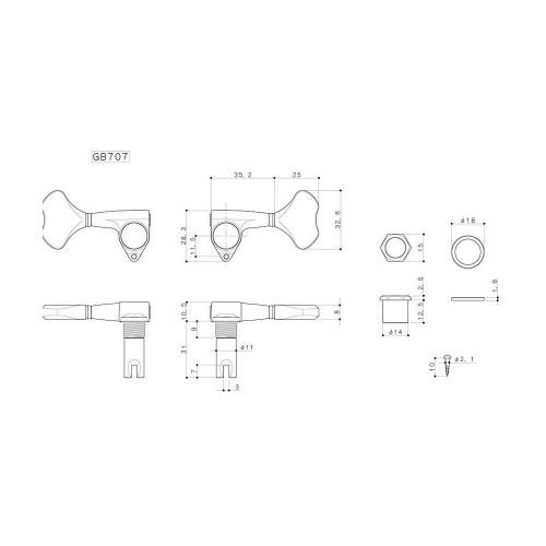  Gotoh GB707-C-L4