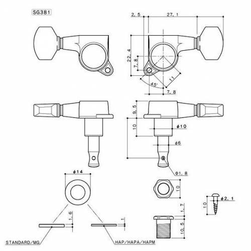  Gotoh SG381MG-07-CK-L6