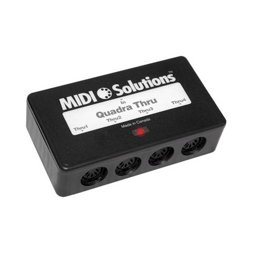 MIDI Processor MIDI Solutions QUADRA THRU