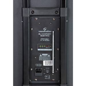 Sistema PA a batteria SOUNDSATION BLACKPORT-80BTRW